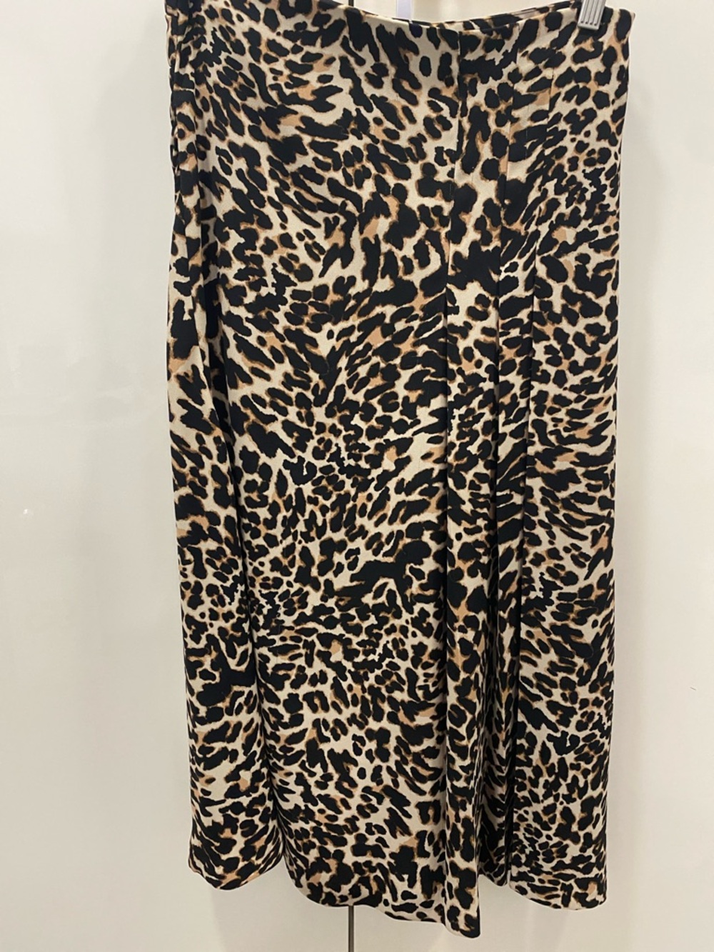 Zara Leopard Print Midi Skirt